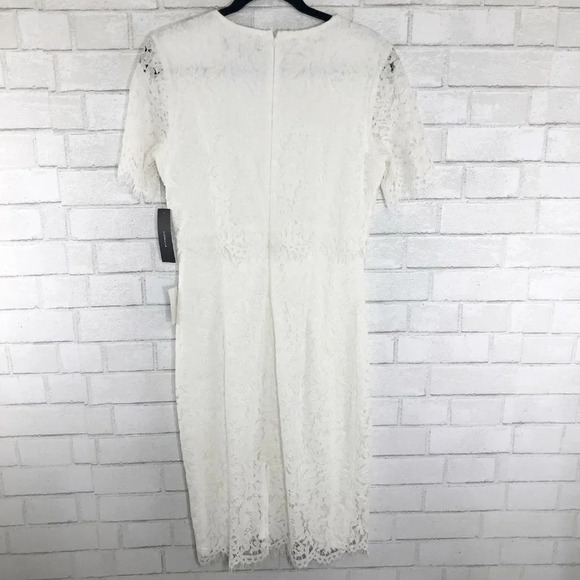 LuLus White Lace Cocktail Party Dress Women's Size Small New With Tags - Picture 4 of 7